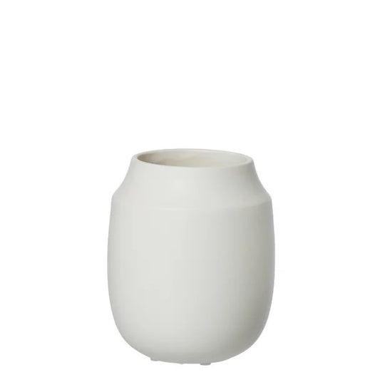 AYA vase mini matt hvit D9 x H11 cm