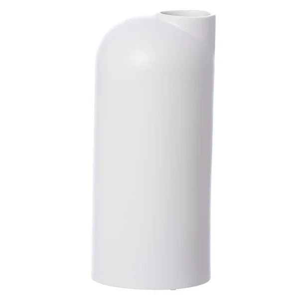 ANNA vase høy matt hvit  D12 x H26cm