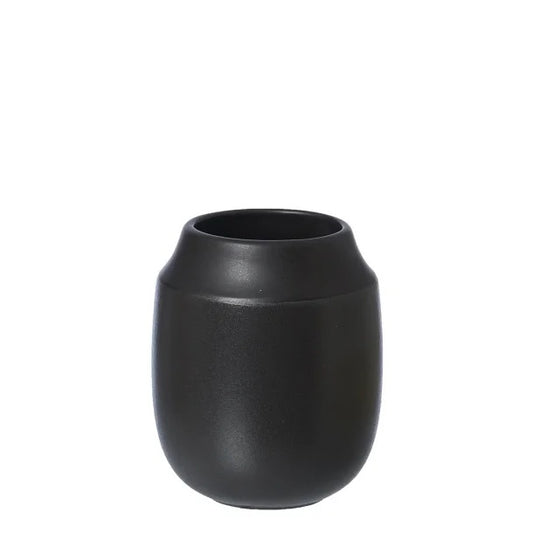 AYA vase mini matt sort D9 x H11 cm